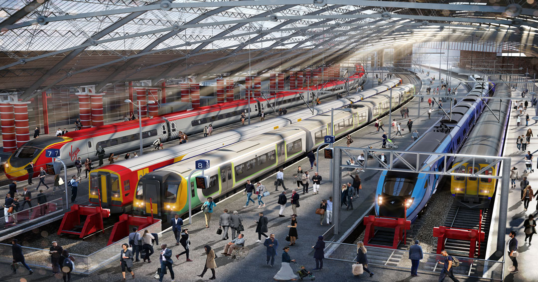 The improved Liverpool Lime Street station