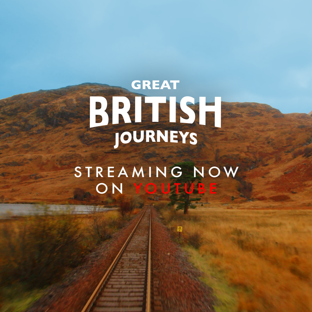 Great British Journeys YouTube promotional tile Click to watch Great British Journeys on YouTube
