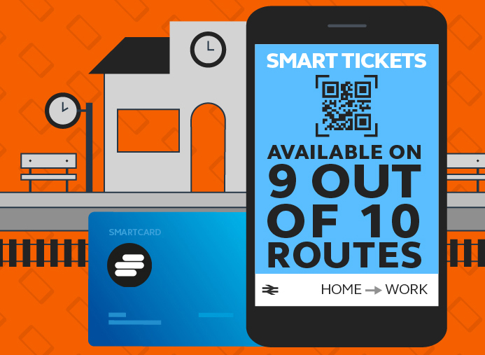 smart journeys available on 9 out of 10 routes