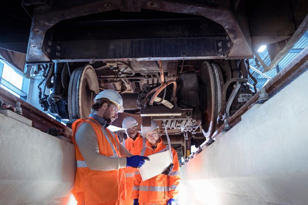 Interactive railway careers map